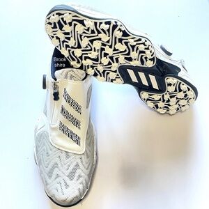 Adidas CodeChaos BOA 25 Spikeless Golf Shoes White Blue Men's Size 13 IH5142